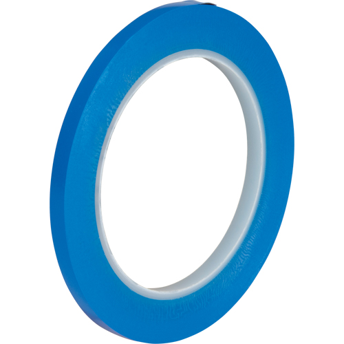 471 Vinyl Tape, 6 mm (1/4") W x 32.9 m (108') L, 5.3 mils, Blue Ottawa Fastener Supply