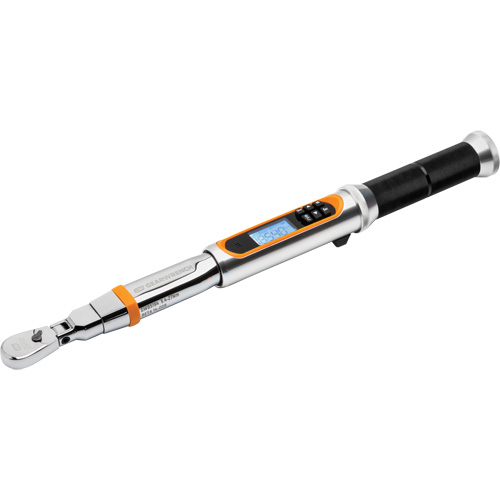 120XP Flex Head Torque Wrench with Angle, Electronic, 1/4" Square Drive, 24 - 240 in-lbs. Ottawa Fastener Supply
