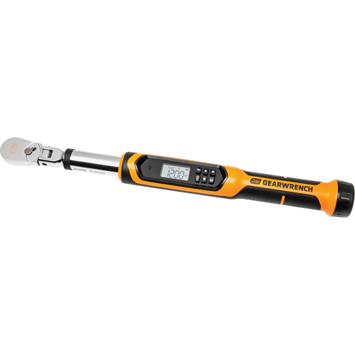 Flex Head Torque Wrench with Angle, Electronic, 3/8" Square Drive, 120 - 1200 ft-lbs. Ottawa Fastener Supply