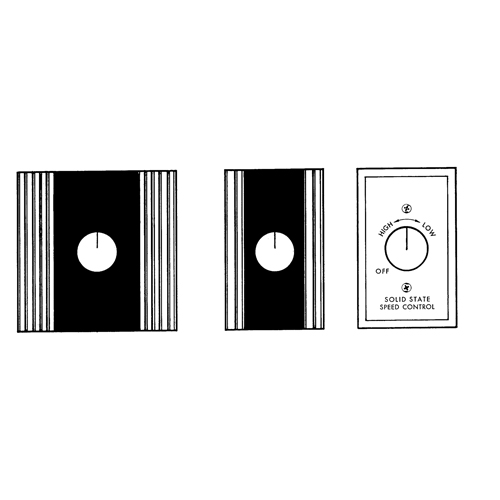 Contr&ocirc;le de vitesse 3 A pour ventilateur de plafond Ottawa Fastener Supply