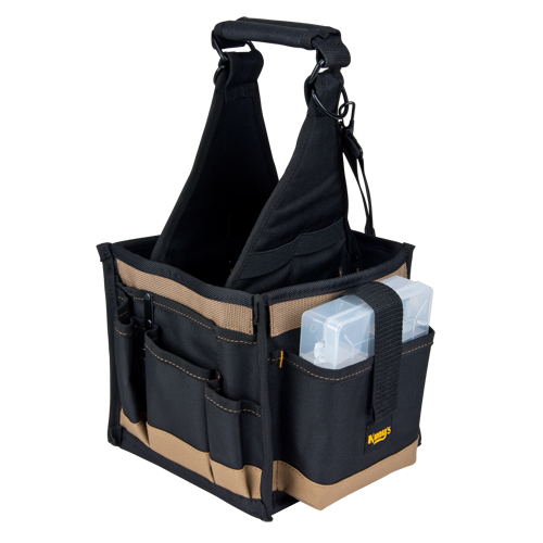 Porte-outils, Toile, 25 pochettes, Noir Ottawa Fastener Supply