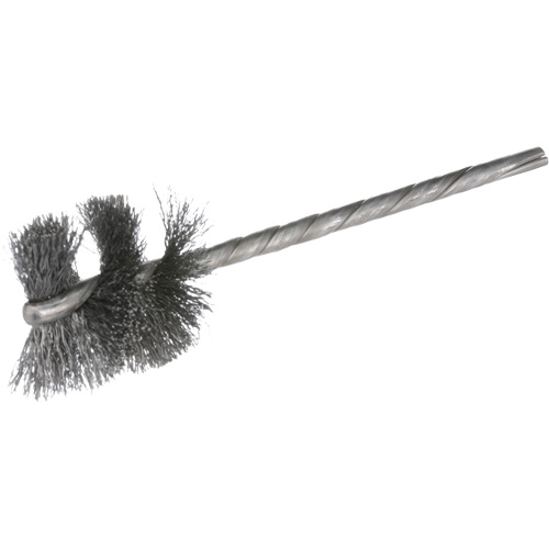 HeliTuf&reg; Crimped Wire Internal Brush Kit, 1" Dia. x 1" L, 3-1/2" Overall Length Ottawa Fastener Supply