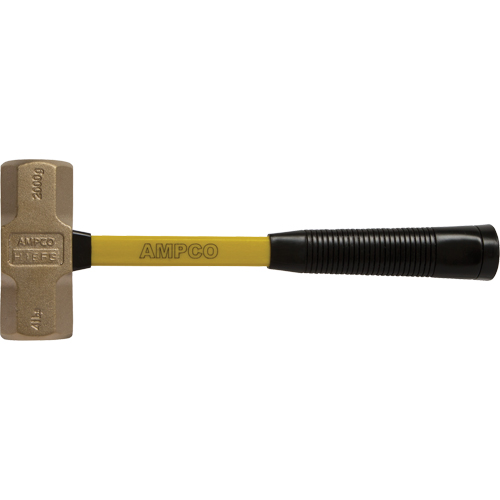 Ampco DoubleFace Engineer's Hammer, 2.25 lbs. Head Weight, 14" L
