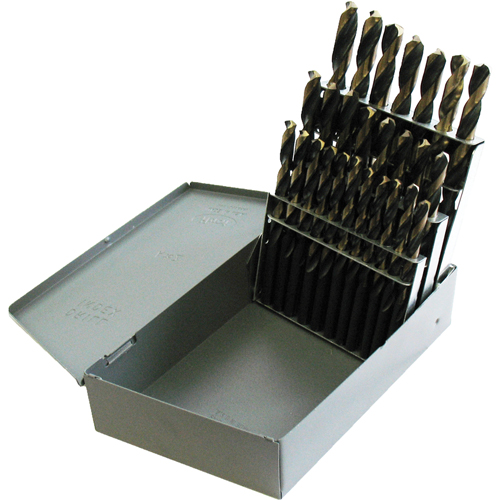 Jobber Length Drill Set, 26 Pieces, High Speed Steel Ottawa Fastener Supply