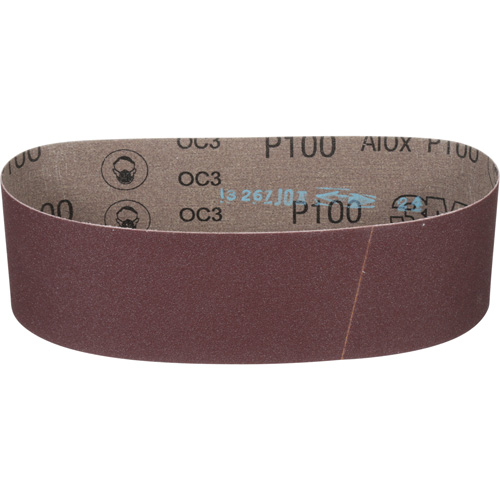 Cloth Belt 241D, 3" W X 24" L, Aluminum Oxide, P100 Grit Ottawa Fastener Supply