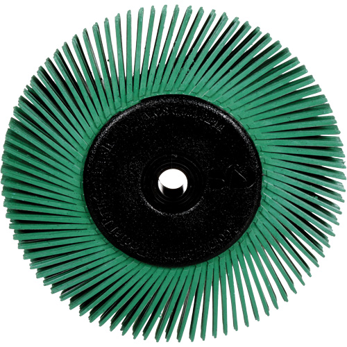 3M Radial Bristle Brushes for Bench Grinders, 50X Grit, 6" Dia