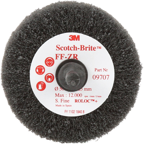 Brosse &agrave; lamelles pour la coupe et le polissage Scotch-Brite, Oxyde d'aluminium, Grain Fin, 2" x 1" x 1/4" Ottawa Fastener Supply