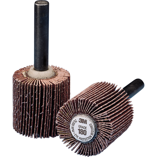 Meule &agrave; lamelles &agrave; usage g&eacute;n&eacute;ral, Oxyde d'aluminium, Grain 120, 1" x 1" x 1/4" Ottawa Fastener Supply