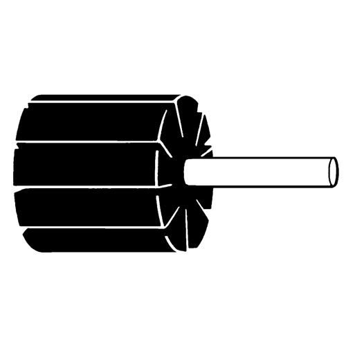 Meule &agrave; lamelles &agrave; usage g&eacute;n&eacute;ral, Oxyde d'aluminium, Grain 80, 2" x 1" x 1/4" Ottawa Fastener Supply