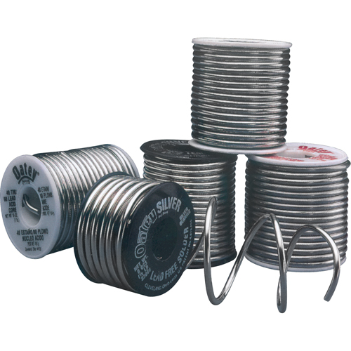 40/60 General Purpose Solder, Lead-Based, 40% Tin 60% Lead, Acid Core, 0.125" Dia. Ottawa Fastener Supply