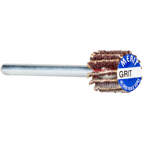 Grind-O-Flex Micro-Mini Flap Wheel, Aluminum Oxide, 180 Grit, 5/8" x 3/4" x 1/8" Ottawa Fastener Supply