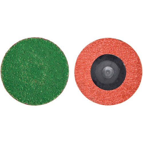 Disque de toile &agrave; changement rapide Zirc Plus, 2" dia., Grain 120, Alumine de zirconium Ottawa Fastener Supply