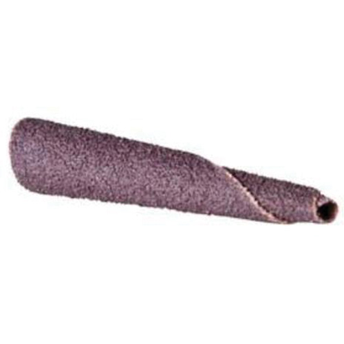 Cartouche de bande abrasive conique ALO, 100 Grain, 5/16" dia., Oxyde d'aluminium, 1-1/2" lo, 1/4" Dimension de l'arbre Ottawa Fastener Supply