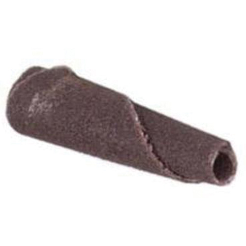 Cartouche de bande abrasive conique ALO, 120 Grain, 3/16" dia., Oxyde d'aluminium, 1" lo, 1/8" Dimension de l'arbre Ottawa Fastener Supply