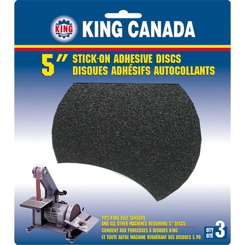 Disque de ponçage pour le bois, 5" dia., Grain 80 Ottawa Fastener Supply