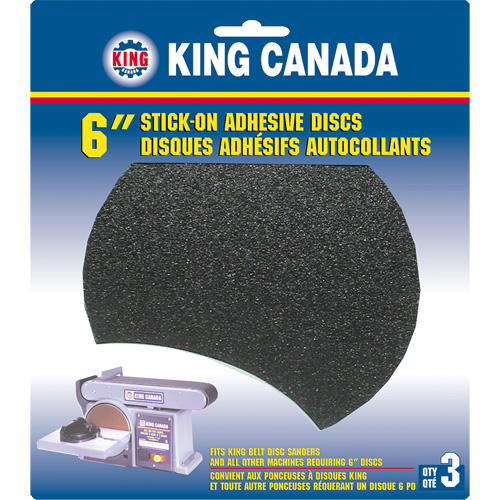 Disque de ponçage pour le bois, 6" dia., Grain 120 Ottawa Fastener Supply