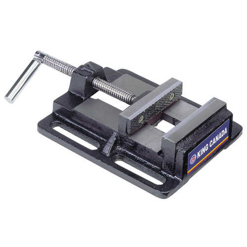 &eacute;tau pour perceuse &agrave; colonne, Largeur des m&acirc;choires 4", Profondeur de la gorge 0", Base Fixation sur &eacute;tabli Ottawa Fastener Supply