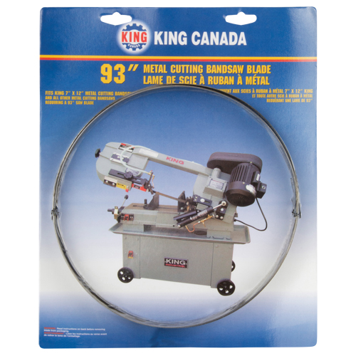 Lame de scie &agrave; ruban en m&eacute;tal, Acier au carbone,  lo x 1" la x &eacute;paisseur 0,032", 14 dents par pouce Ottawa Fastener Supply