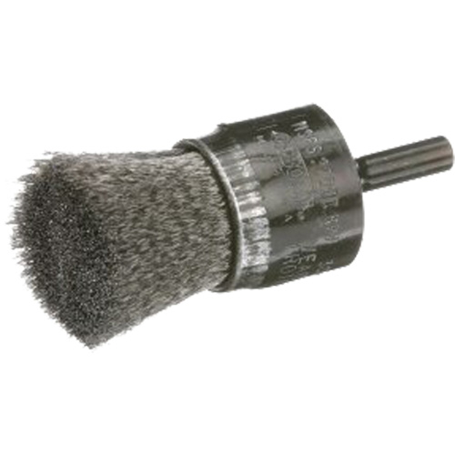 Brosse mont&eacute;e &agrave; fils ondul&eacute;s, 1", Fils 0,006" Ottawa Fastener Supply