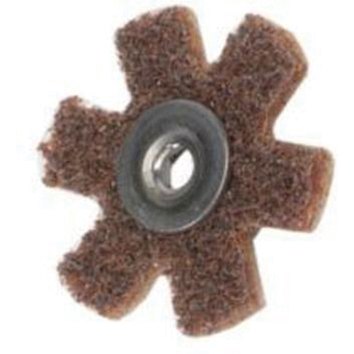 Abrasotex Surface Preparation Star, 1-1/2" Dia., Coarse Grit, Aluminum Oxide Ottawa Fastener Supply