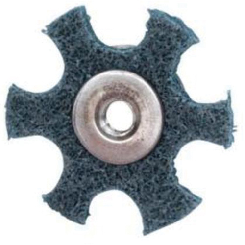 Abrasotex Surface Preparation Star, 1-1/2" Dia., Very Fine Grit, Aluminum Oxide Ottawa Fastener Supply