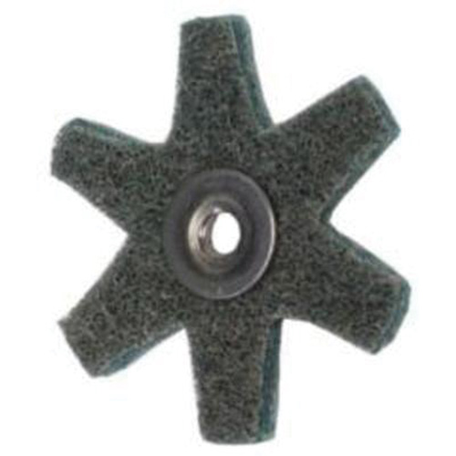 Disque abrasif en forme d'&eacute;toile pour pr&eacute;paration de surface Abrasotex , 2" dia., Grain Tr&egrave;s fin, Oxyde d'aluminium Ottawa Fastener Supply