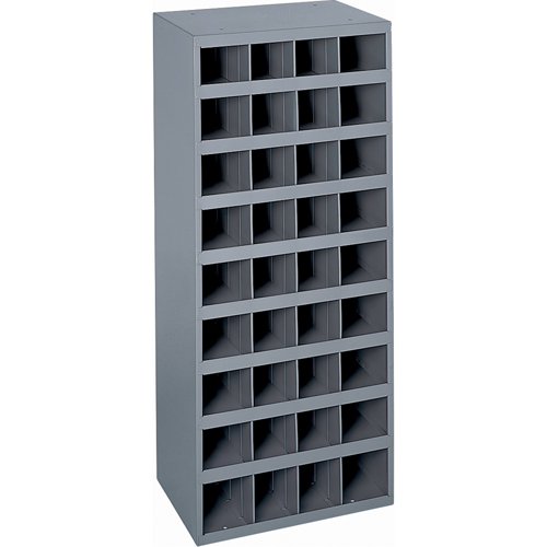 Armoires pour bacs de rangement en acier, 17-7/8" la x 12" p x 42" h, Gris Ottawa Fastener Supply