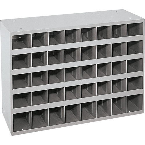 Armoires pour bacs de rangement en acier, 33-3/4" la x 12" p x 23-7/8" h, Gris Ottawa Fastener Supply