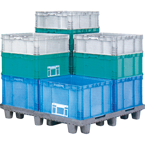StakPak Plus 4845 System Containers, 15" W x 24" D x 5" H, Royal Blue Ottawa Fastener Supply
