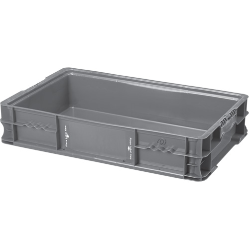 Syst&egrave;me de contenants d'exp&eacute;dition 4845 de StakPak Plus, 15" la x 24" p x 5" h, Gris Ottawa Fastener Supply