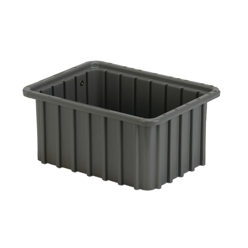 Divider Box, Polyethylene, 9.8" W x 7.3" D x 5" H, Grey Ottawa Fastener Supply
