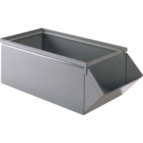 Steel Bin, 100 lbs. Cap., 15" W x 24" D x 11" H, Blue Ottawa Fastener Supply