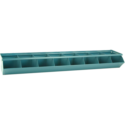 Bacs sectionnels superposables, Cap. 100 lb, 37" la x 8" p x 4-1/2" h, Bleu Ottawa Fastener Supply