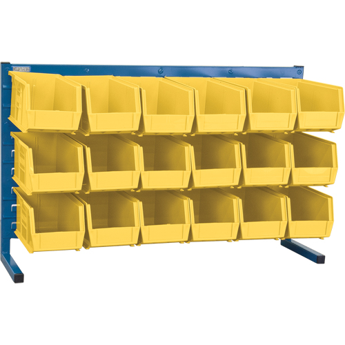 Rayonnage &agrave; persienne avec bacs, 18 bacs, 36" la x 8-1/4" p x 22" h Ottawa Fastener Supply