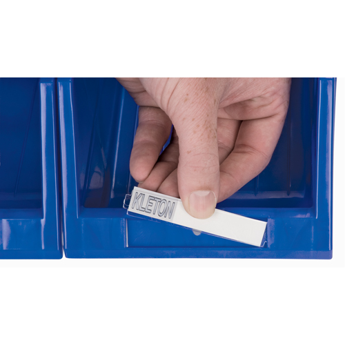 Stack & Hang Bin, 4-13/16" W x 3-3/16" H x 7-1/8" D, Blue Ottawa Fastener Supply
