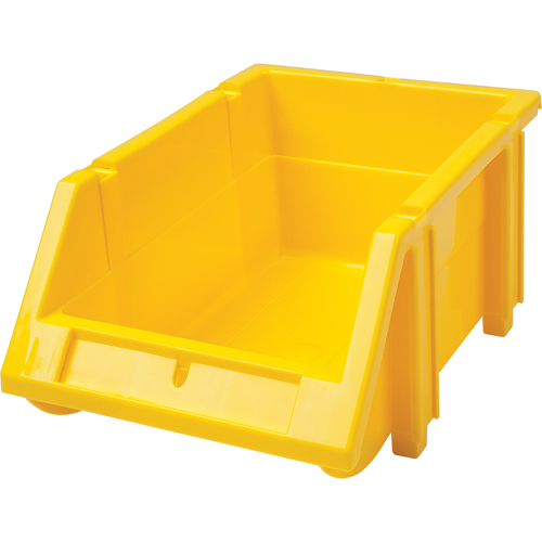 Stack & Hang Bin, 4-13/16" W x 3-3/16" H x 7-1/8" D, Yellow Ottawa Fastener Supply