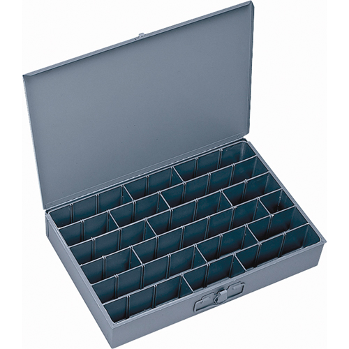 Compartment Scoop Boxes, 12" W x 18" D x 3" H, 17 Compartments Ottawa Fastener Supply