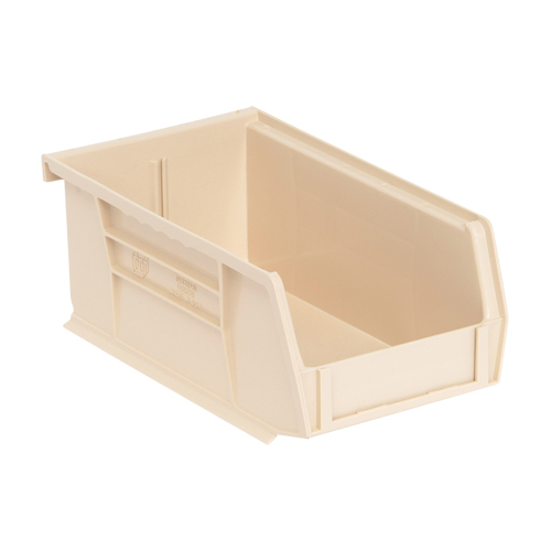 Ultra Stack & Hang Bin, 4-1/8" W x 3" H x 7-3/8" D, Ivory Ottawa Fastener Supply