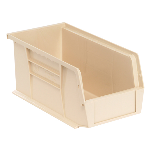 Ultra Stack & Hang Bin, 5-1/2" W x 5" H x 10-7/8" D, Ivory Ottawa Fastener Supply