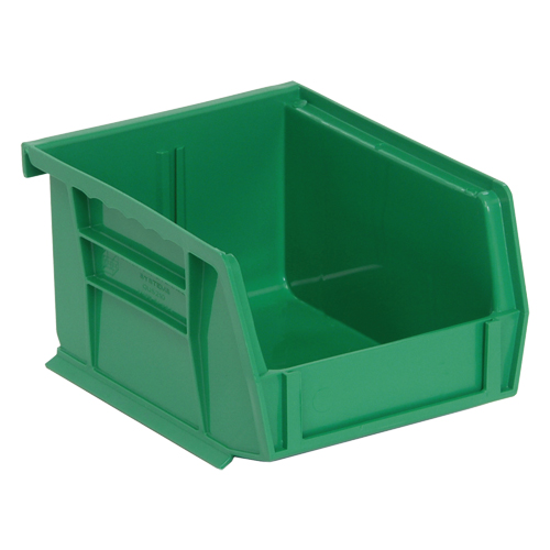 Ultra Stack & Hang Bin, 4-1/8" W x 3" H x 5-3/8" D, Green Ottawa Fastener Supply