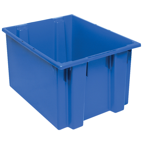 Contenants Stack & Nest, 13" x 23,5" x 19,5", Bleu Ottawa Fastener Supply