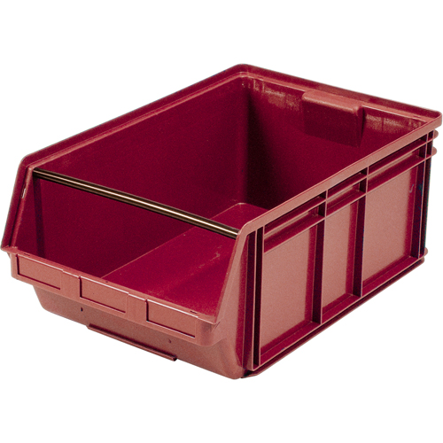 Giant Stacking Containers, 18.375" W x 29" D x 11.875" H, Red Ottawa Fastener Supply