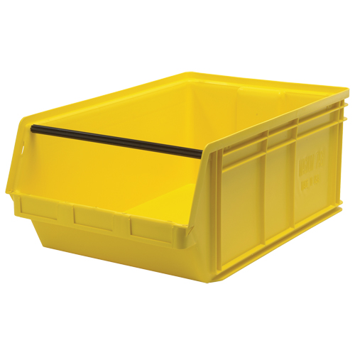 Giant Stacking Containers, 18.375" W x 29" D x 11.875" H, Yellow Ottawa Fastener Supply