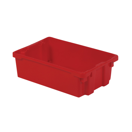 Contenants Stack-N-Nest Polylewton, 6,2" x 20,1" x 13", Rouge Ottawa Fastener Supply