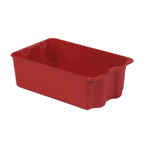 Polylewton Stack-N-Nest&reg; Containers, 7.9" x 24" x 14.1", Red Ottawa Fastener Supply