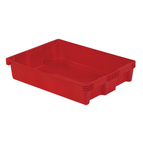 Contenants Stack-N-Nest Polylewton, 6,1" x 29,6" x 22,4", Rouge Ottawa Fastener Supply