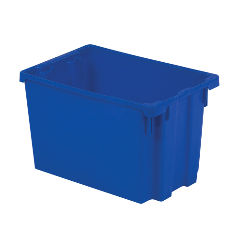 Contenants Stack-N-Nest Polylewton, 12,1" x 19,4" x 12,9", Bleu Ottawa Fastener Supply