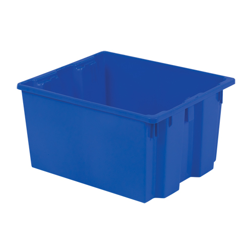 Polylewton Stack-N-Nest&reg; Containers, 13" x 24" x 20", Blue Ottawa Fastener Supply
