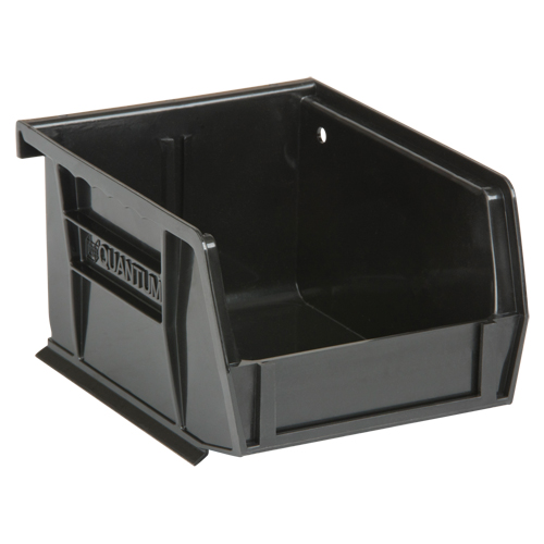 Ultra Stack & Hang Bin, 4-1/8" W x 3" H x 5-3/8" D, Black Ottawa Fastener Supply