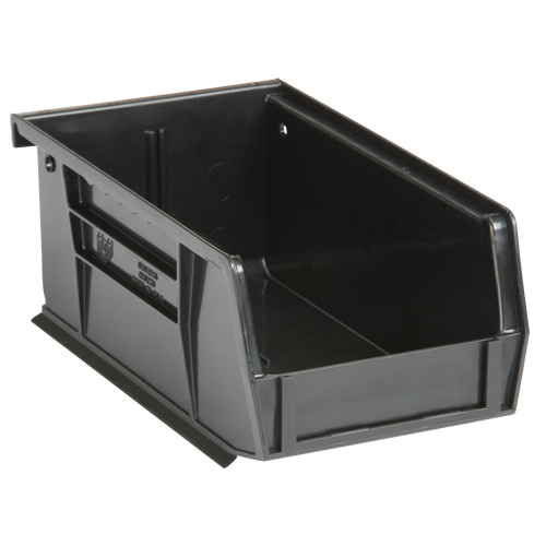 Ultra Stack & Hang Bin, 4-1/8" W x 3" H x 7-3/8" D, Black Ottawa Fastener Supply